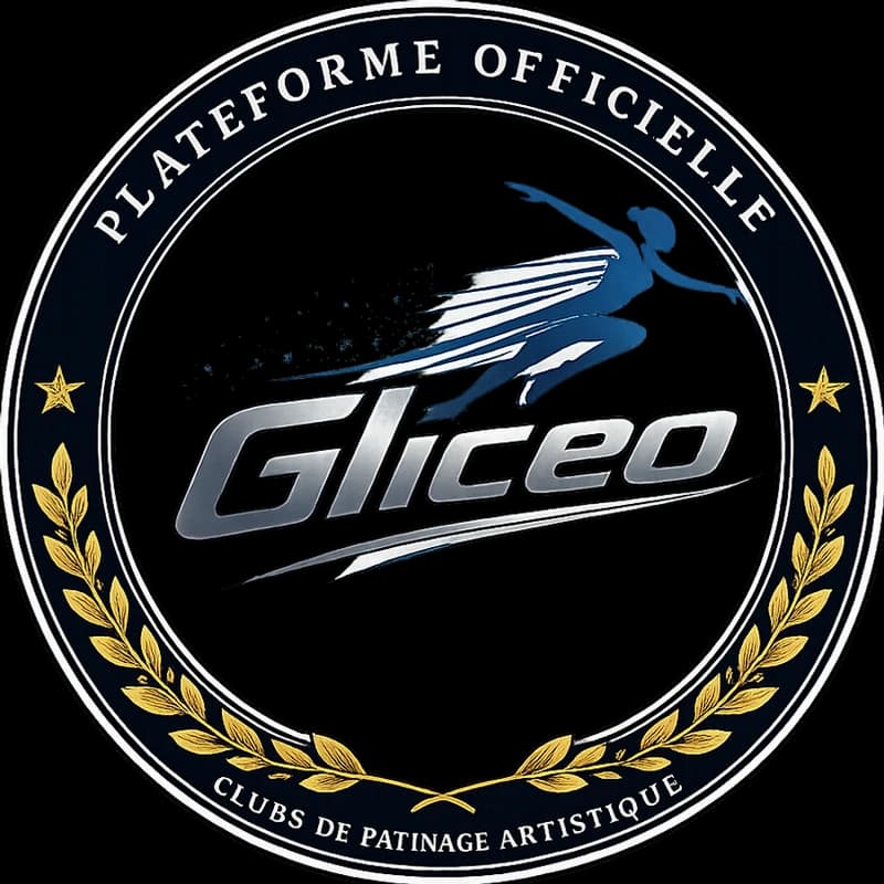 Sceau Glicéo, plateforme officielle des clubs de patinage artistique